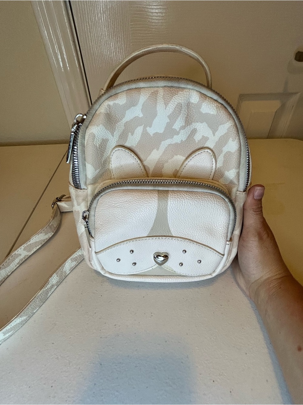 Betsy Johnson Dog Backpack Purse